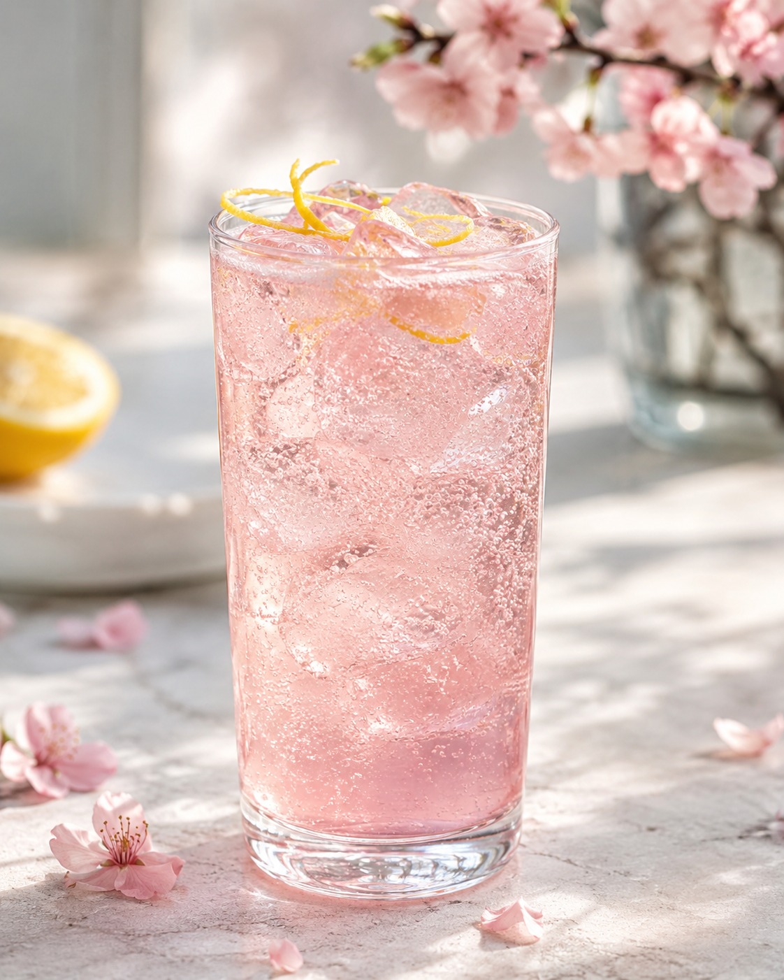 Kirschblütenlimonade – Sakura Soda alkoholfrei