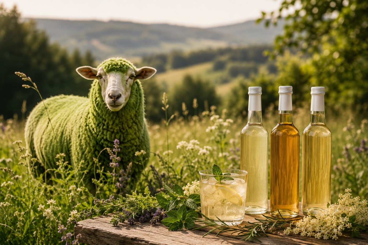 Warum ein grünes Schaf?